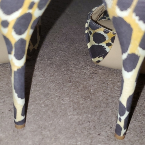Open Toe Heel with Leopard Wrap Strap main image 0